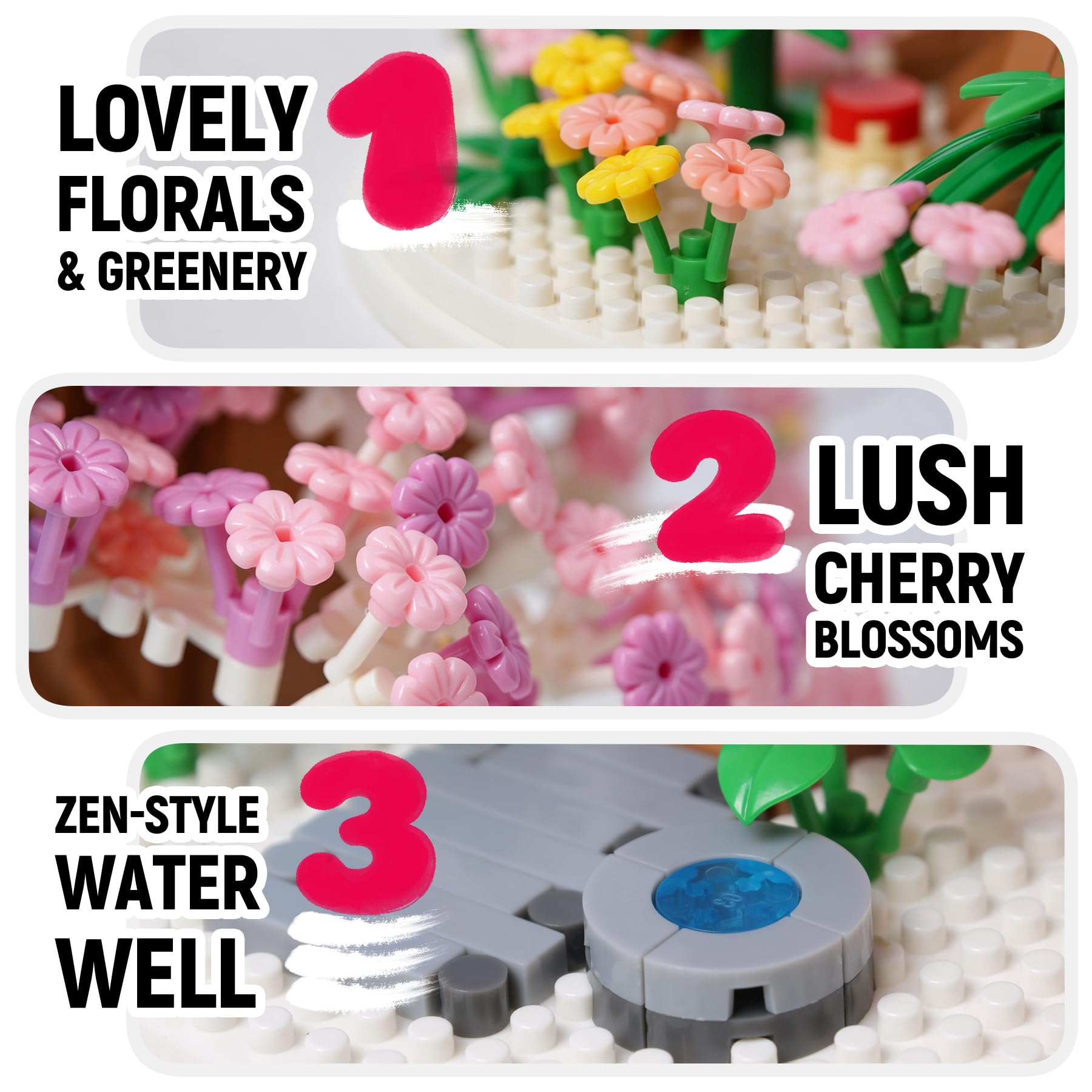 Amazon.com: Insgen Cherry Blossom Bonsai Tree House Building